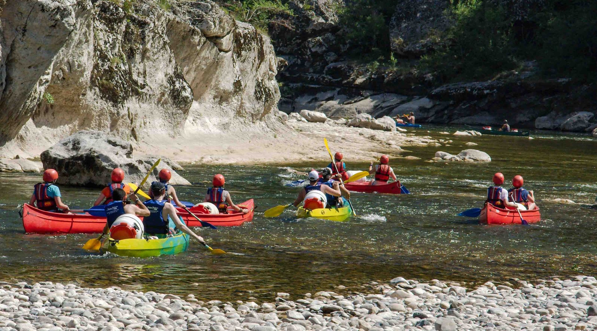 Activités canoë dans les Gorges de l'Ardèche pour séminaire d'entreprise