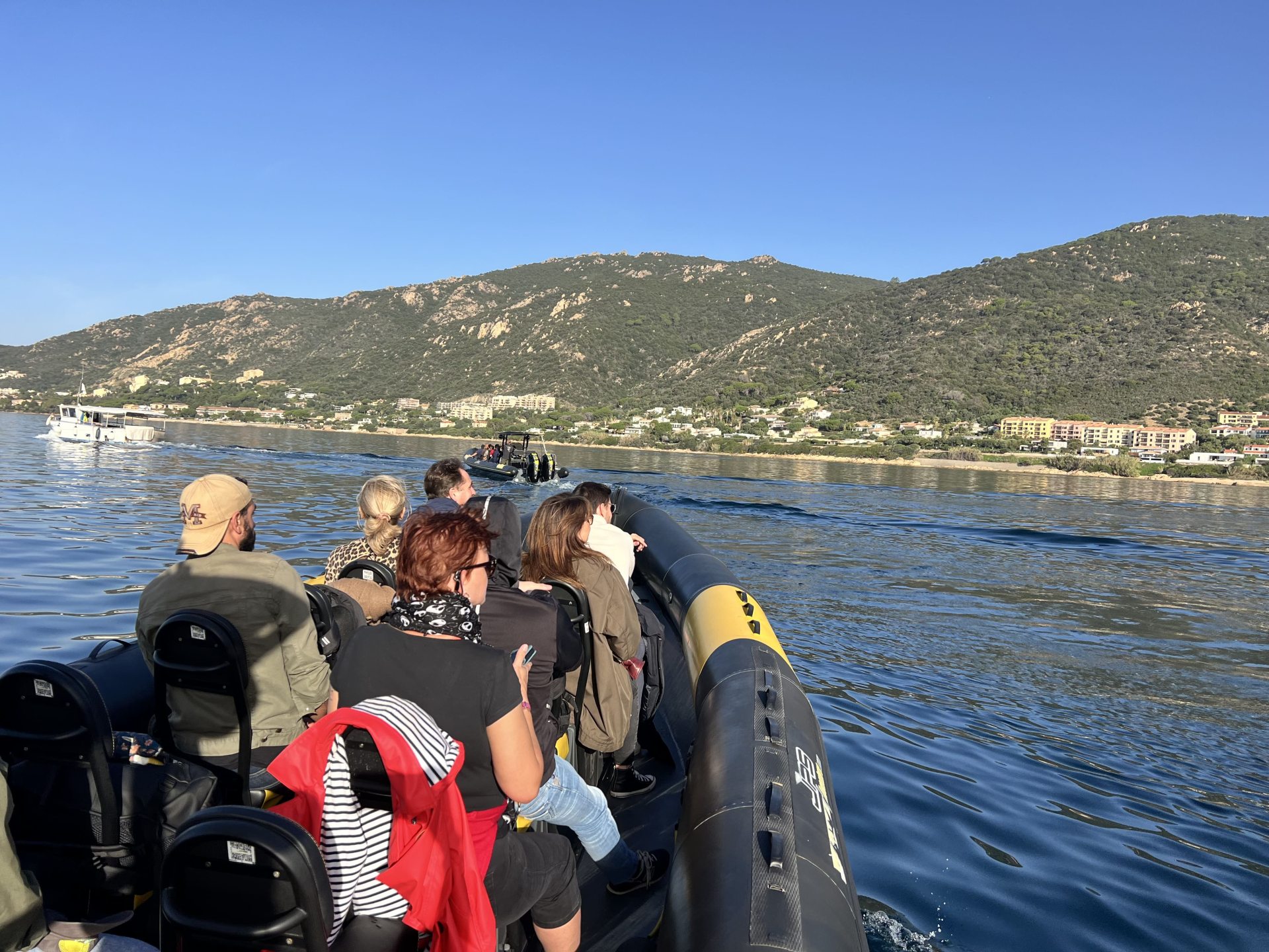 Séminaire en Corse bateau vers iles sanguinaires